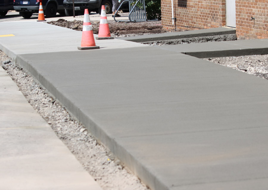 Concrete Sidewalk Complete