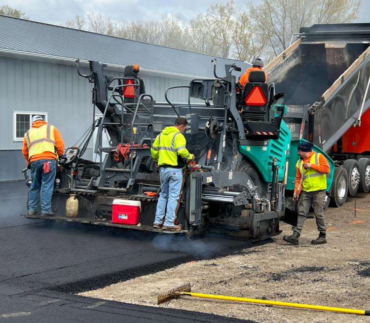 Paving a Commercial Parking Lot