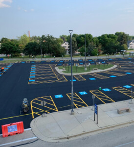 ADA Compliant Parking Space Layout