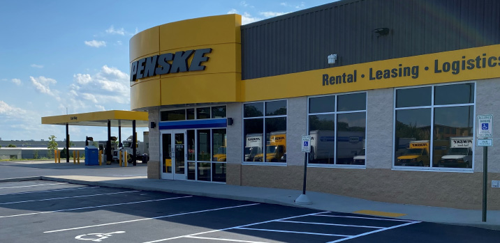 New Parking lot at Penske
