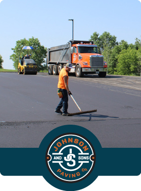 Johnson and Sons Working on Pavement