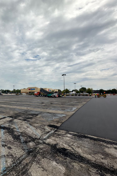 Home Depot Parking Lot Before